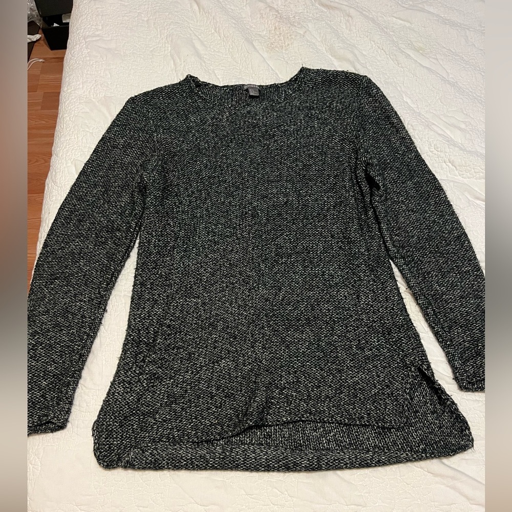 Unisex knit wide neck sweater. Big Medium. Men or women.